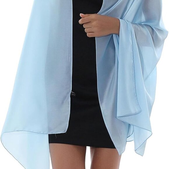 Accessories - Women Shawls and Wraps for Evening Dresses Like Chiffon Silk Scarf Formal Silky